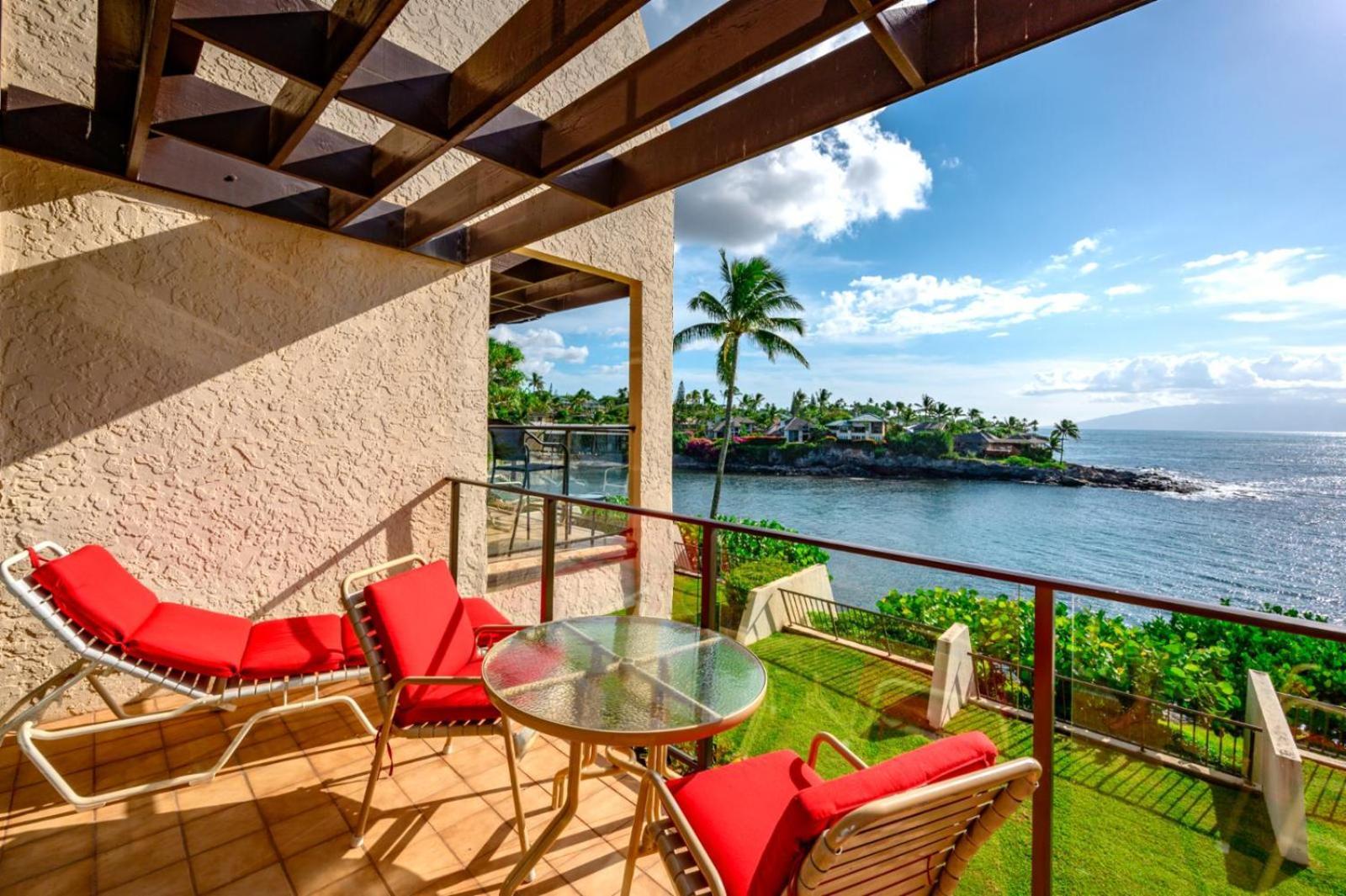 Kbm Resorts Free Car Napili Point Nap-C18 Ocean Front Spacious Villa 卡普鲁亚 外观 照片
