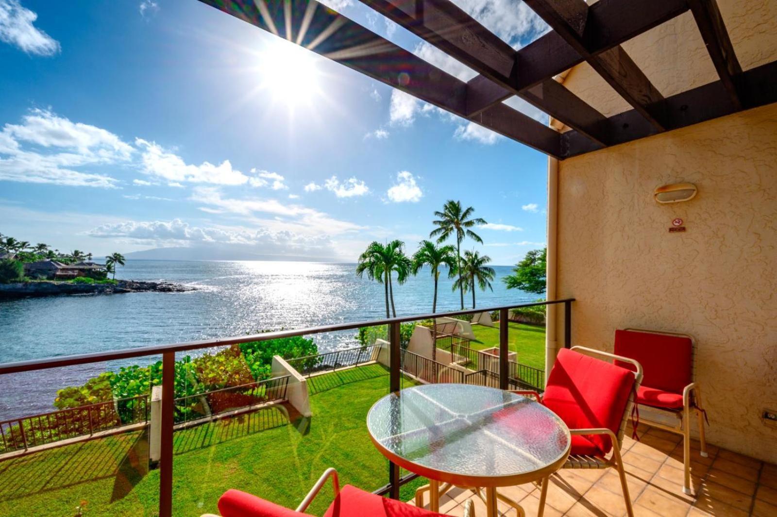 Kbm Resorts Free Car Napili Point Nap-C18 Ocean Front Spacious Villa 卡普鲁亚 外观 照片